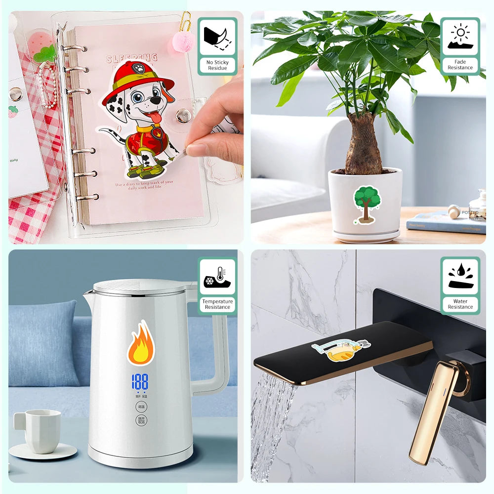10 Sheet Holographic Printable Vinyl Sticker Paper A4 210*297mm Waterproof Self-adhesive Label Printing Paper for Inkjet Printer
