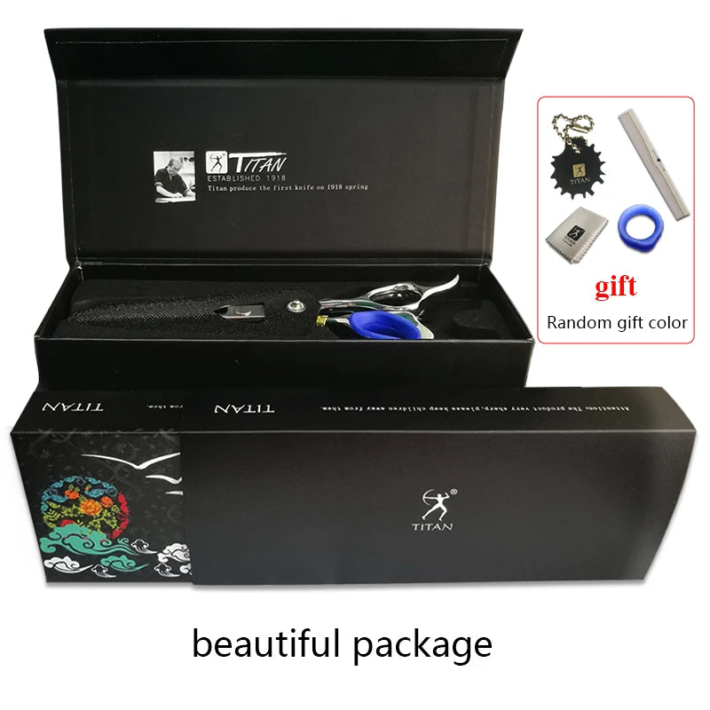 Titan Professional hair scissors 5.5inch 6.0inch barber scissors cutting thinning scissors