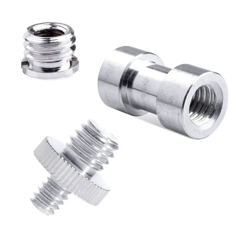 1Set 1/4 3/8" Male Female Metal Screw Kits Tripod Monopod Screw Mount Convert Adapter Light Stand Photography