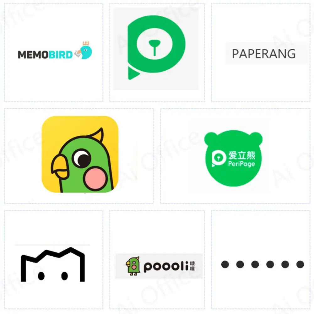 6 Roll Color Self-Adhesive Thermal Paper Sticker Label Notes Clear Print For PeriPage PapeRang 57mm Mini Printer For Phone Photo