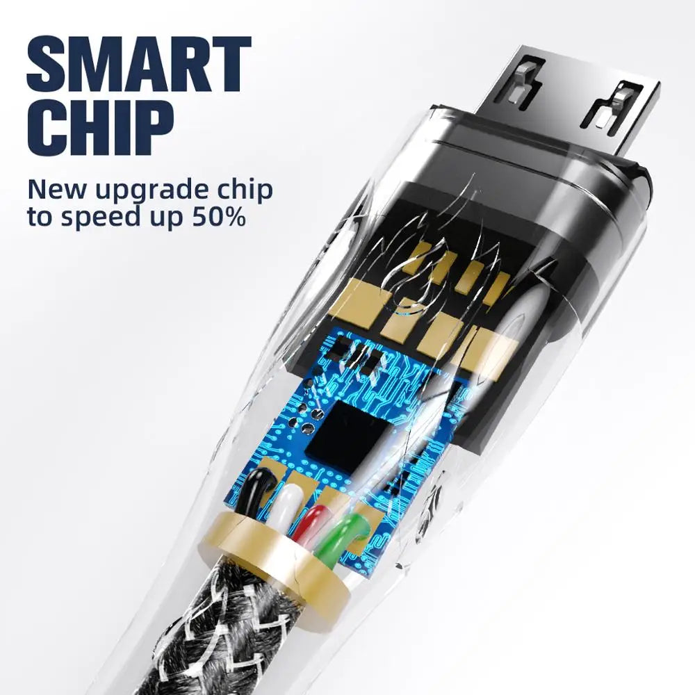 5A Type C Magnetic Charging Cable Micro USB Magnet Phone Cable Zinc Alloy Fast Charging and Data Cable For Samsung iPhone Huawei