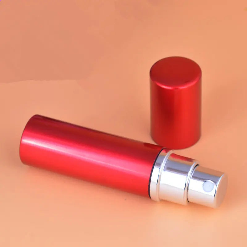 50pcs/Lot Hot 10ml Pump Wholesale 10cc Perfume Bottle Refillable Atomizer Spray Empty Plain Parfums Aluminum Glass Scent Bottle