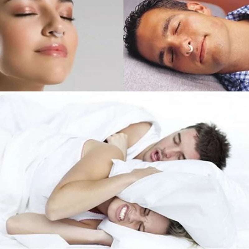 5pcs Soft Silicone Antisnoring Aid Non-toxic Anti-Snore Nose Clip Relieve Snoring Nasal Clip Para No Roncar Aнтихрап
