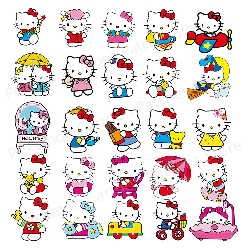 Anime patches for Clothing Ironing Patches Hot Transfer Clothes Patch DIY T-shirts Sweats Accessory for Children Decoration Gift