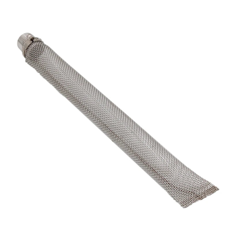 Stainless Steel Bazooka Screen with Male 1/2"NPT Fittings Filter Hops #16 Mesh for Homebrew Boil Kettle or Mash Tun