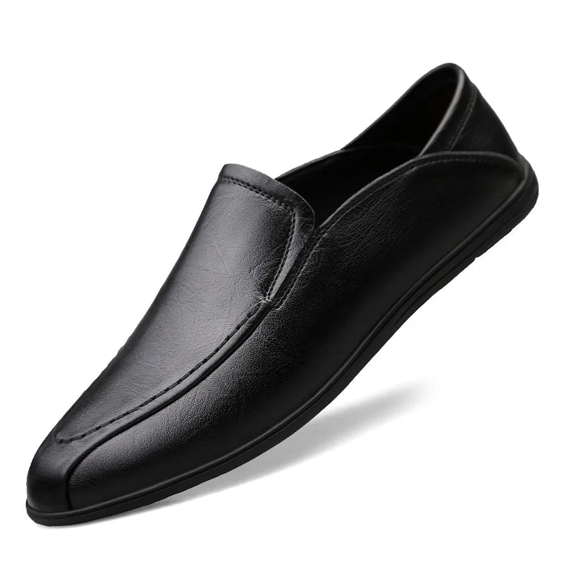 Men Brand Casual Leather Loafer Shoes Soft Comfortable Driving Shoes Men Moccasins Footwear Mokasin Kasual For Men Schoenen 2022