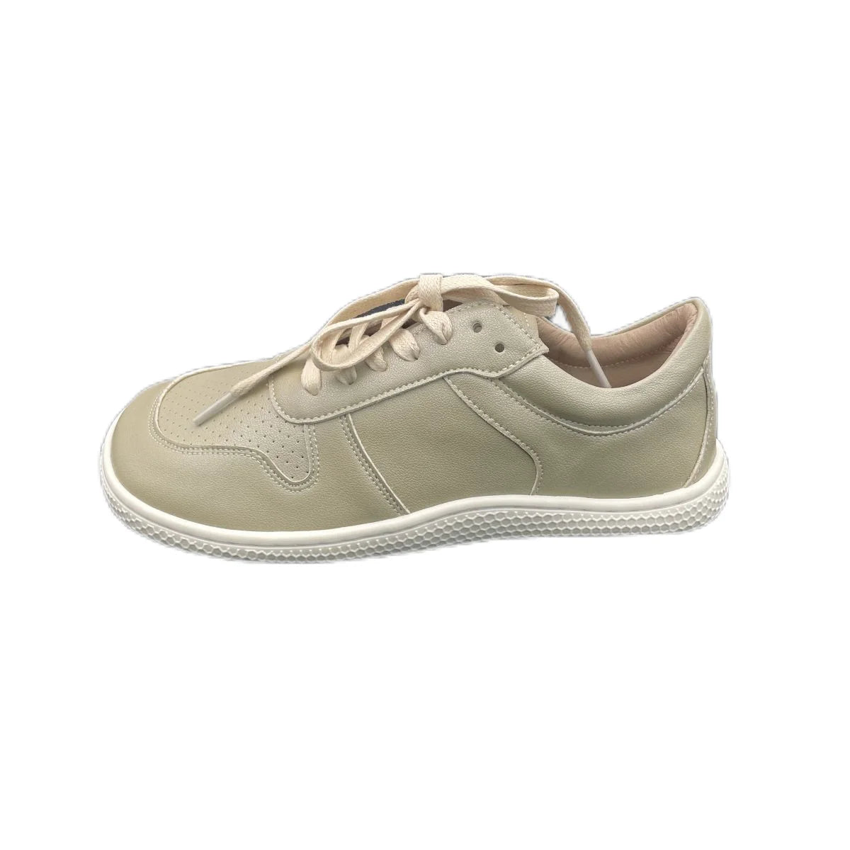 Tipsietoes 2024 Barefoot Genuine Leather Sneaker For Women Men Flat Soft Zero Drop Sole Wider Toe Box Flexible Light Weight