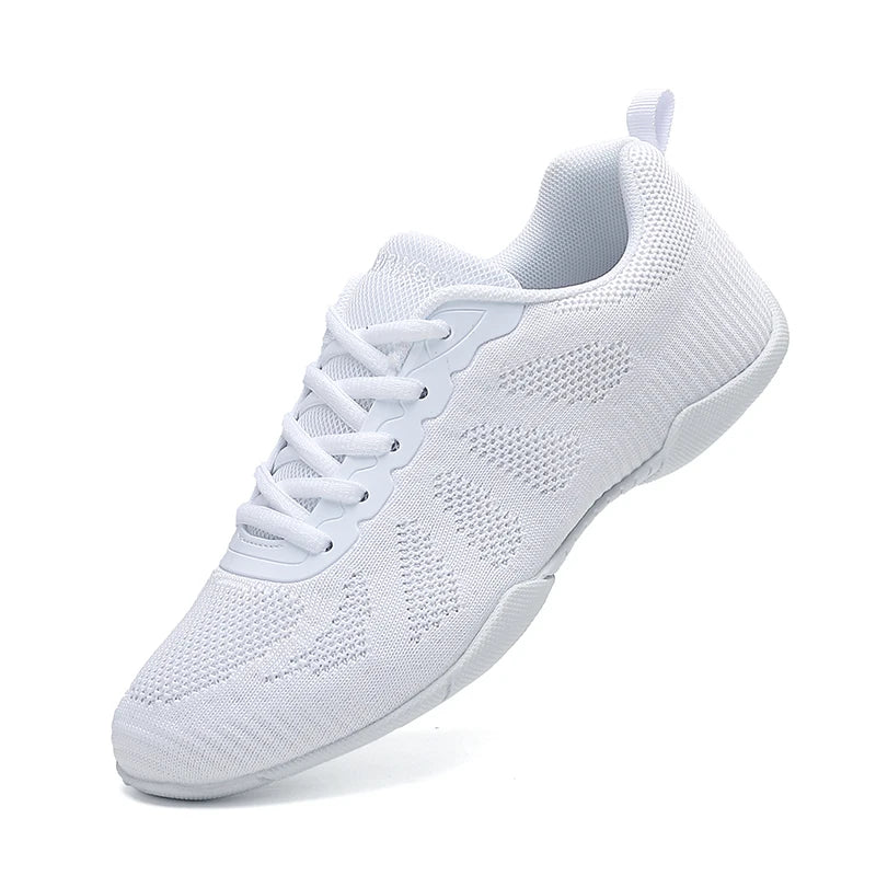 Marwoo Girls White Cheer Dance Sneakers Kids Lightweight Cheerleading Training Walking Tennis Womens Fashion Sports Shoes 2316
