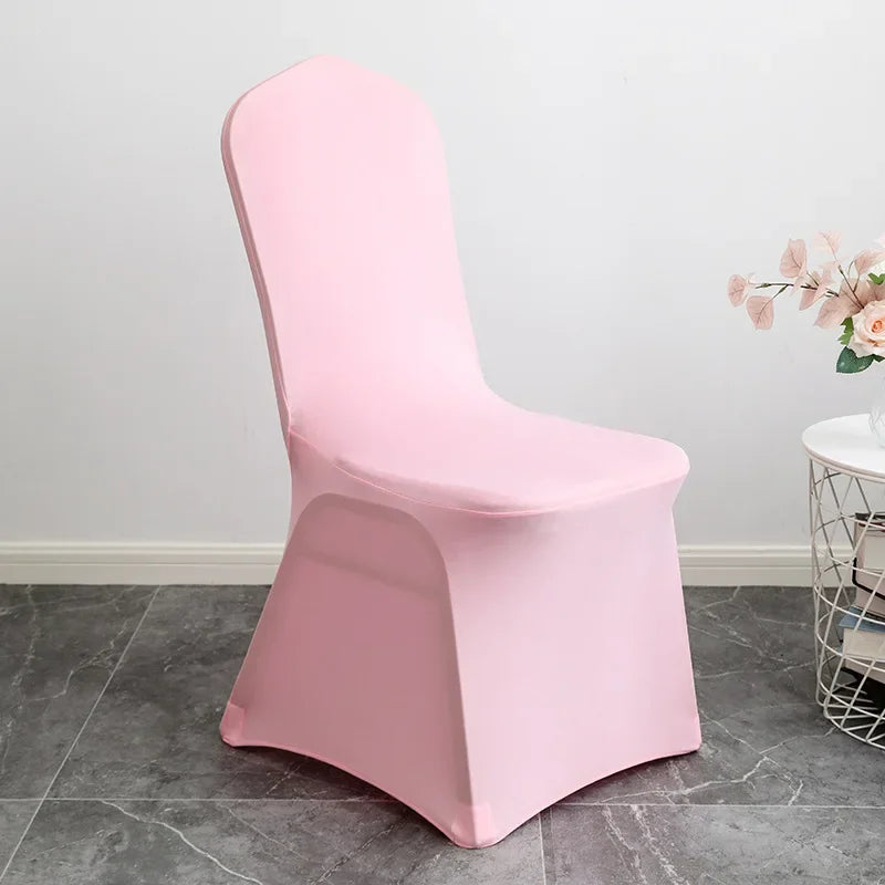 Chair Cover Spandex Wedding Universal Stretch Elastic Birthday Party Hotel Banquet Dining Room Washable Thick Quality