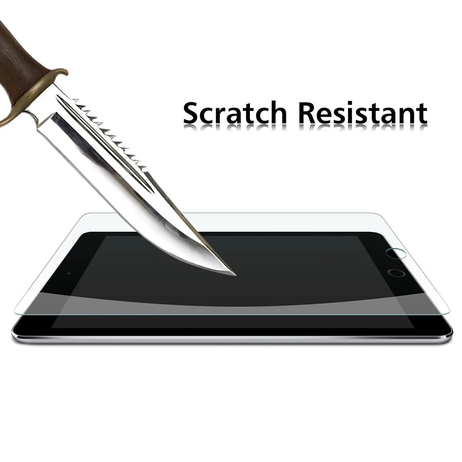 2PCS HD Tempered Glass Screen Protector For iPad 10 9 8 7 6 iPad Pro 11 iPad Air 5 4 3 2 Mini 10.9 10.2 9.7 10.5 2022 2021 2020