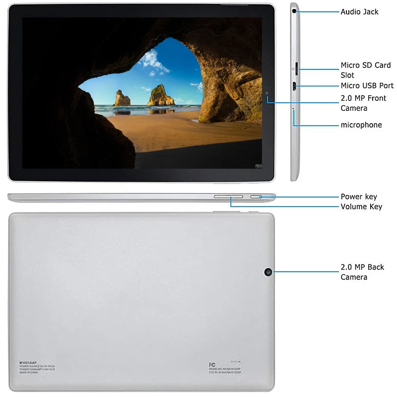 Top Sales 10.1 '' Tablet PC NX16A Windows 10 RAM 2GBDDR3+32GB Dual Cameras WIFI Quad Core Bluetooth-Compatible