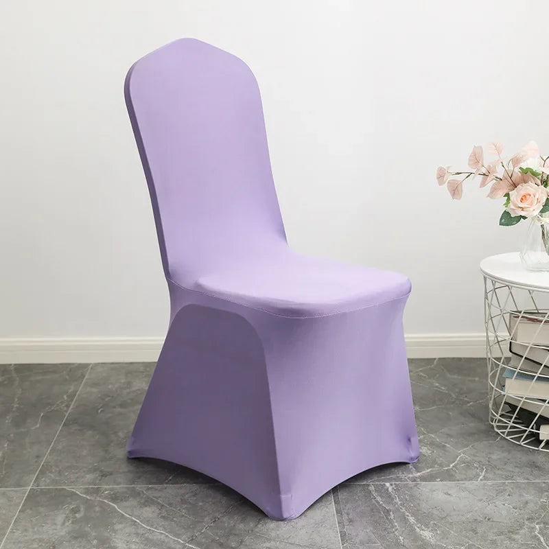 Chair Cover Spandex Wedding Universal Stretch Elastic Birthday Party Hotel Banquet Dining Room Washable Thick Quality