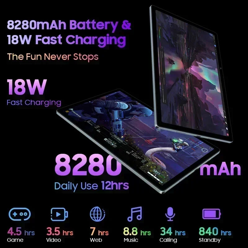 【World Premiere 】Blackview Tab 15 8GB+128GB Tablet Android Pad Octa core Unisoc T610 8280mAh 10.51'' FHD+ Display 13MP Camera