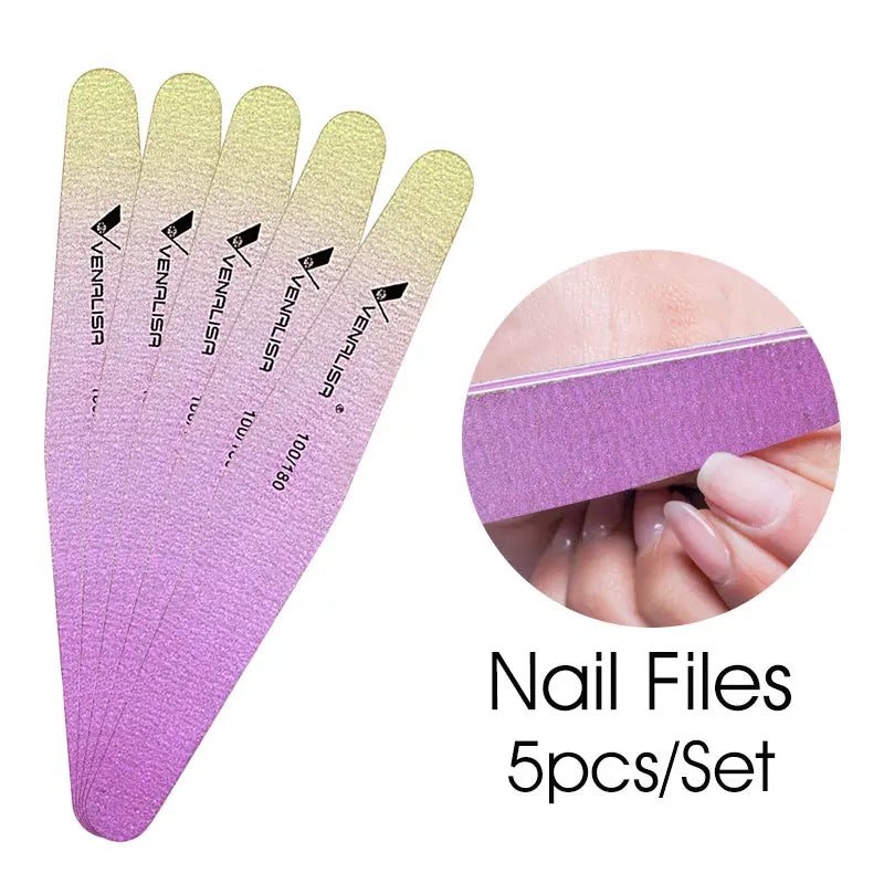 Venalisa Nail File New Arrival Nail Tool Nail Buffer For Manicure Pedicure Gel Polish Cuticle Remover Nail Art Accessories