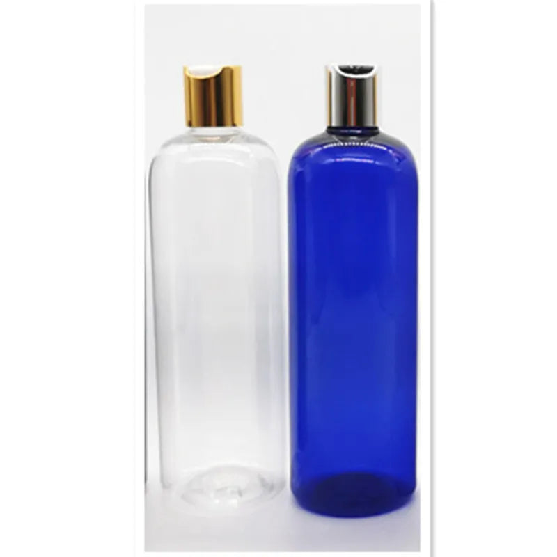 30ml 50/60ml 120ml 150ml 200ml 250ml 300ml 500ml empty round Dispensing Caps Plastic Bottle, clear PET bottle with disc top cap