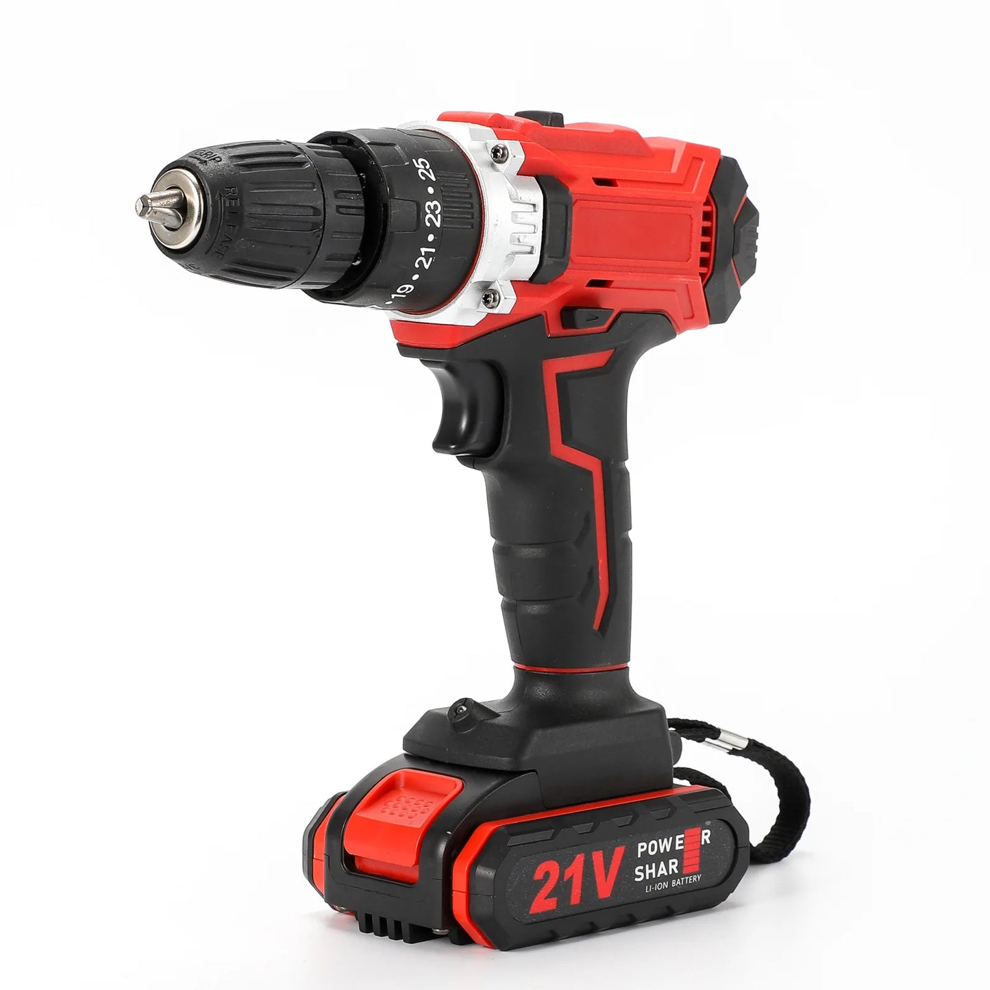 21V Electric Cordless Screwdriver 2 Functions Wireless Impact Drill Mini Lithium Battery Charging Hand DIY Electric Power Tools