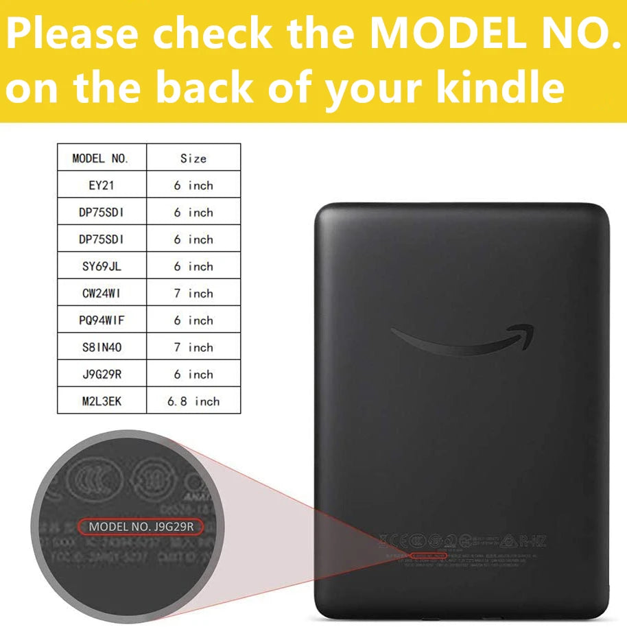 6" Tablet Sleeve Bag for Kindle 6.8" Case for Paperwhite 7" Protective Insert Pouch for Kindle Oasis Carrying Bag