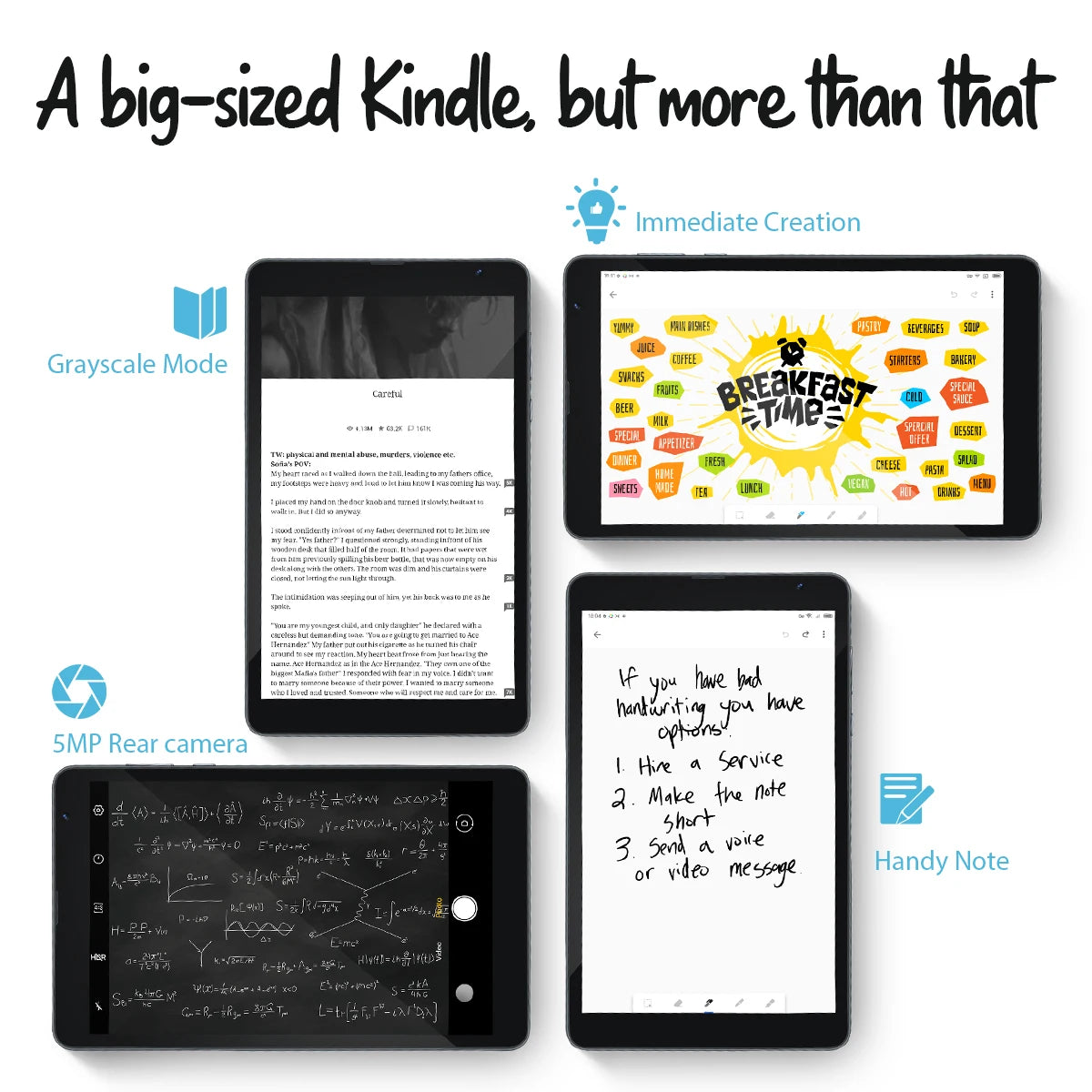 Blackview Tab 6 3GB 32GB Tablet 8 Inch 1280*800 Display Android 11 Tablets PC 4G WIFI LTE Phone Call Kindle Ebook