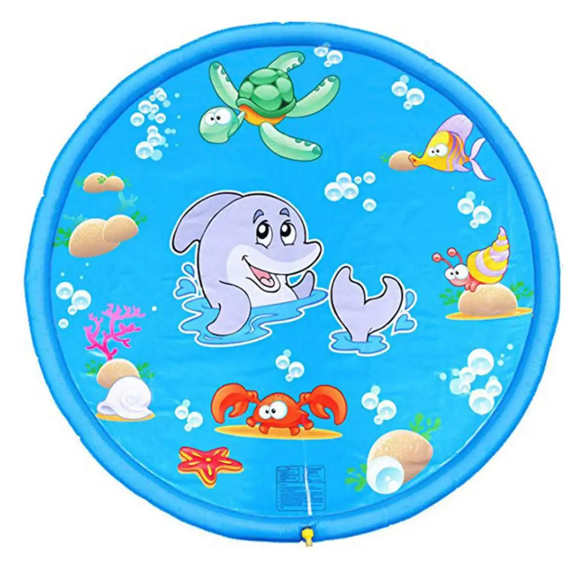 Inflatable Kids Round Water Splash Play Pool PVC Swimming Pools 100cm Playing Sprinkler Mat Yard Outdoor Fun Dropshipping