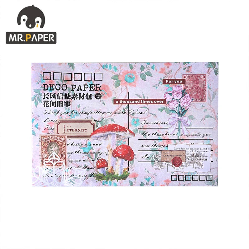 Mr.Paper 4 Design Infeel.Me Changfeng Messenger Series Material Pack PET Creative Stationery Decoration DIY Material Pack