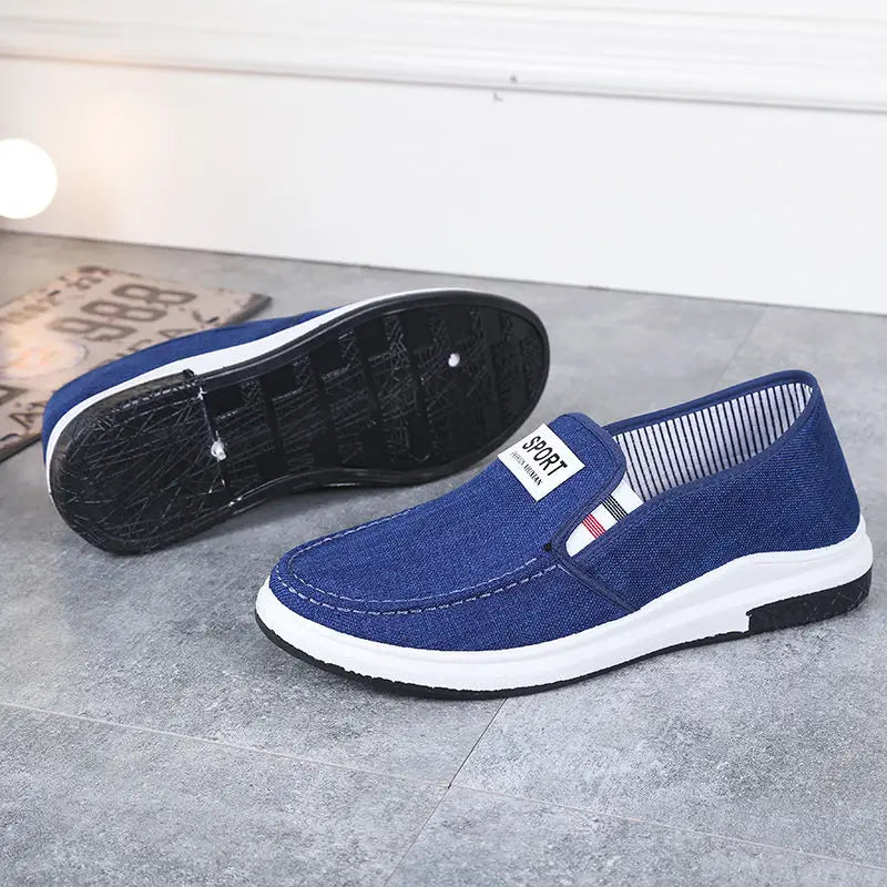 Cresfimix male fashion comfortable anti skid spring slip on loafers men cool summer plus size flat shoes mannen schoenen a5717