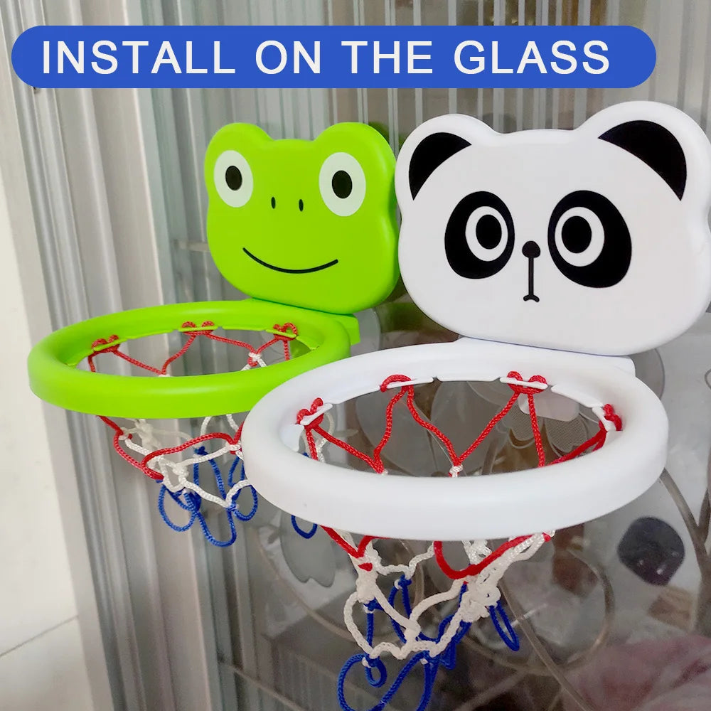 Baby Kids Mini Shooting Basket Bathtub Water Play Set Basketball Backboard with 3 Balls Funny Shower Bath Fun Toys for Toddlers