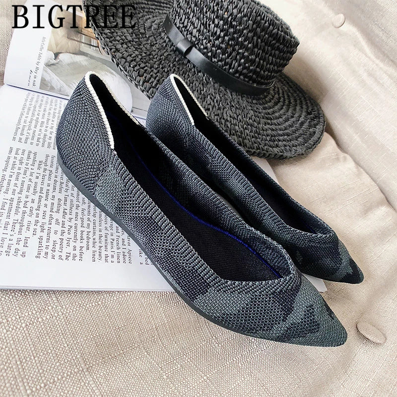 2024 Spring Shoes Women Vintage Shoes Women Slip On Flat Shoes Women Fashion Zapatos Planos Mujer Schoenen Dames Sapato Feminino