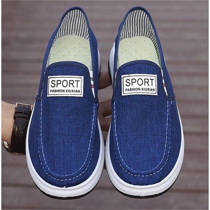 Cresfimix male fashion comfortable anti skid spring slip on loafers men cool summer plus size flat shoes mannen schoenen a5717