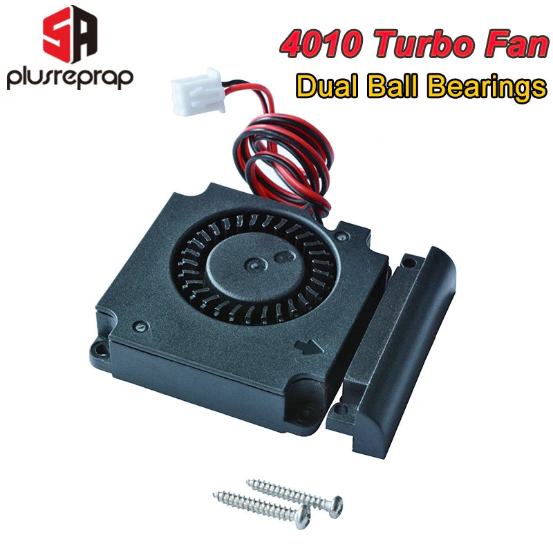 DC12V/24V 4010 Sleeve or Dual Ball Bearing Cooling Fan 1.5 x 1.5 Inches For 3D Printer J-head Hotend