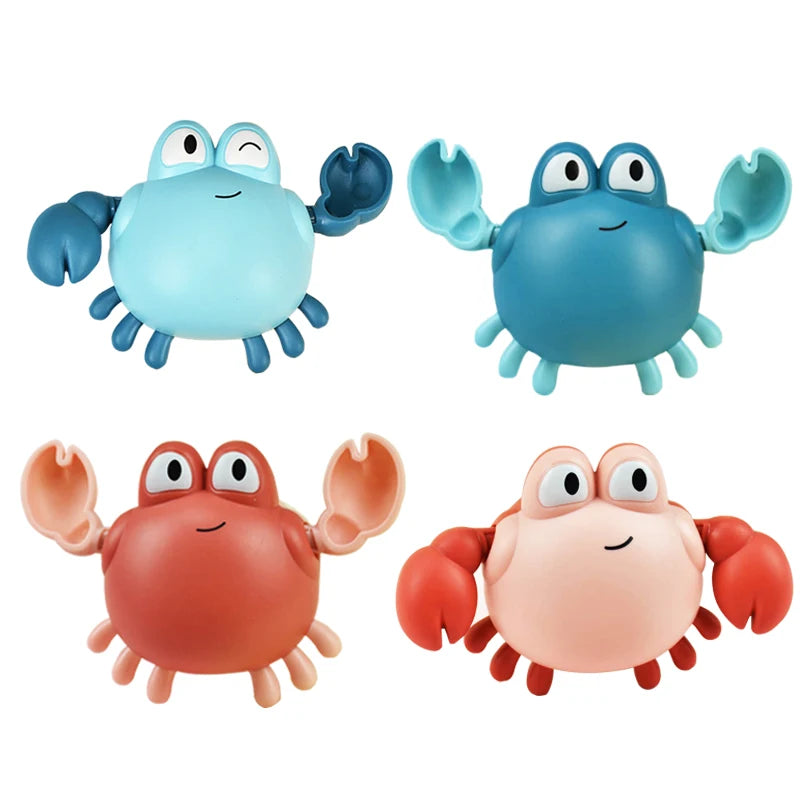 Cute Cartoon Baby Bath Toys Animal Tortoise Classic Baby Water Toy Infant Bathroom Clockwork Educational Kids Beach Bath Toys