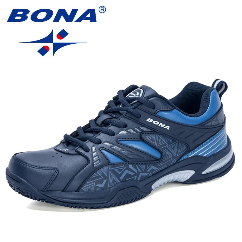 BONA New Designers Table Tennis Shoes Men Indoor Sports Shoes Badminton Sneakers Breathable Sport Footwear Mansculino Comfy