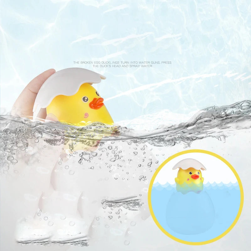 Shower Toy Children Swimming Shower Funny Toy Baby Cartoon Cute Duck Penguin Egg Water Spray Spray Sprinkler Boy Girl Toy