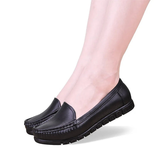 Women Platform Shoes Woman Flat Casual Pleat Heel Shoes Lady Slip On Mesh Comfort Plain Black Shoes dames schoenen 553