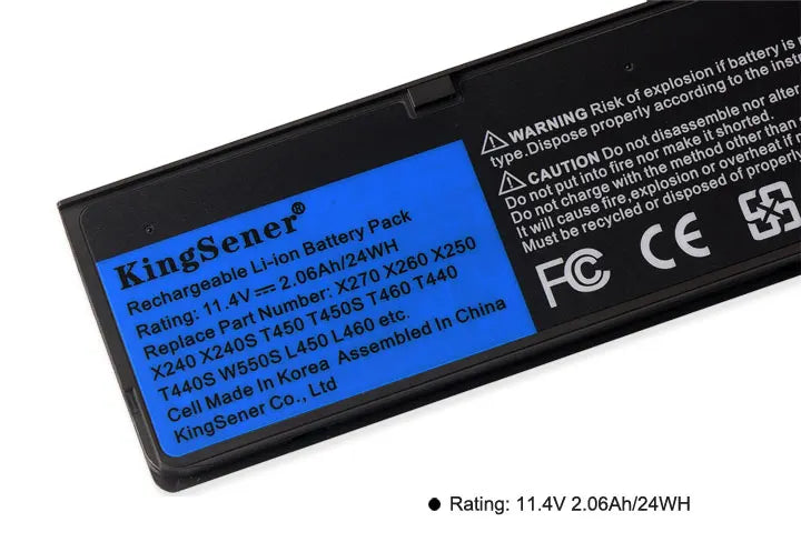 KingSener Laptop Battery for Lenovo ThinkPad X240 T440S T440 X250 X260 X270 T450S T460 T450 T450S T550 T560 45N1126 45N1127