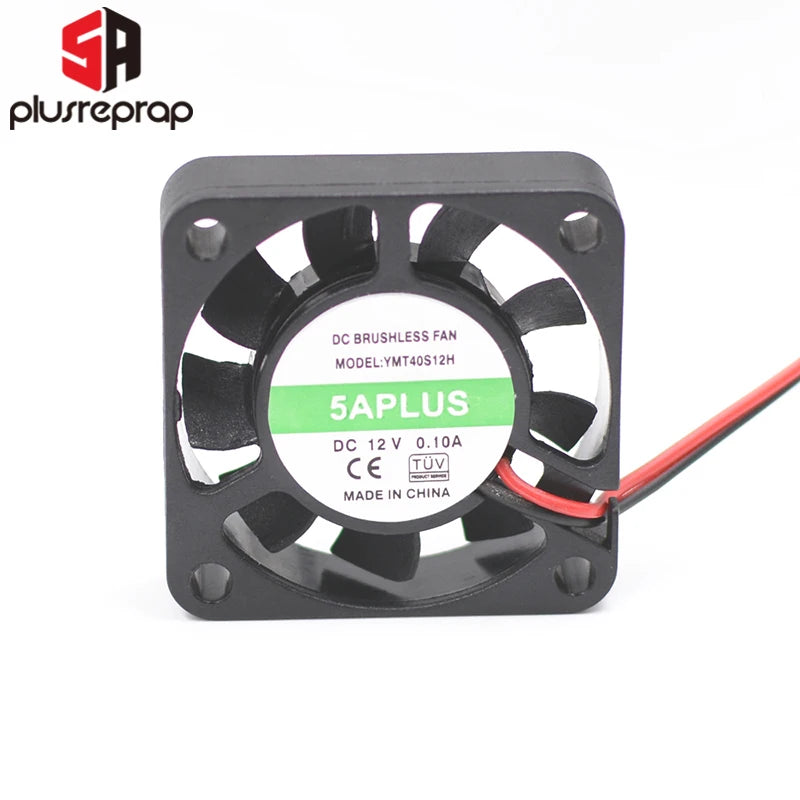 DC12V/24V 4010 Sleeve or Dual Ball Bearing Cooling Fan 1.5 x 1.5 Inches For 3D Printer J-head Hotend