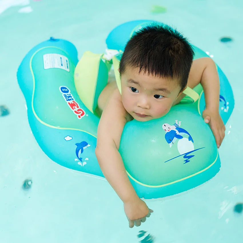 Safety Baby Swim Ring Inflatable Armpit Float Circle Kids Swimming Pool Accessories Baby Bathing Double Raft Swim Rings Toy