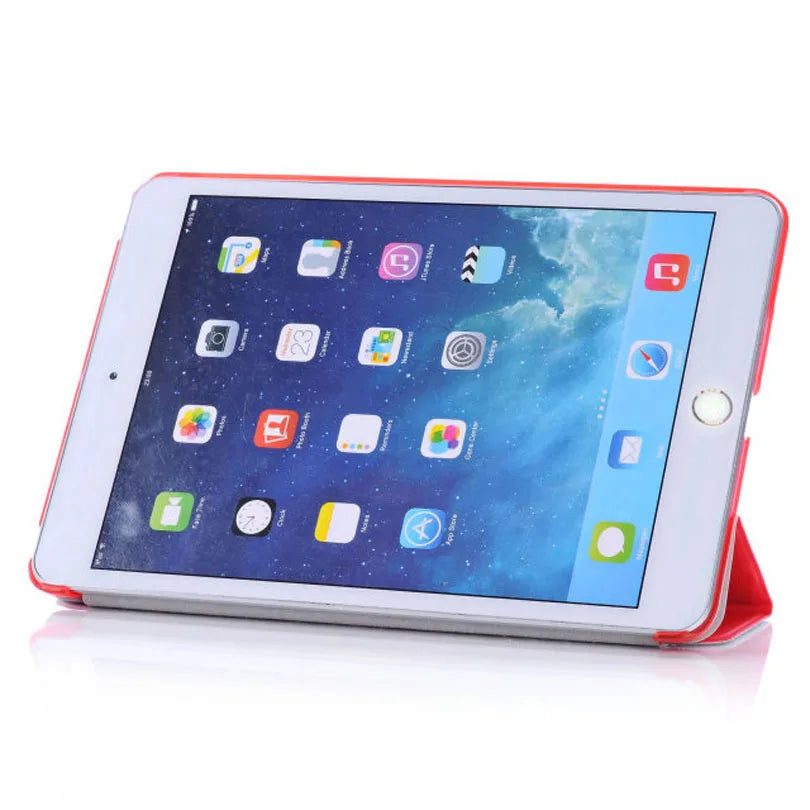 Smart Cover For iPad Mini 1 2 3 4 5 6 7.9 inch Ultra Slim PU Leather Case + PC translucent back case for Apple ipad mini 5 4 3 2