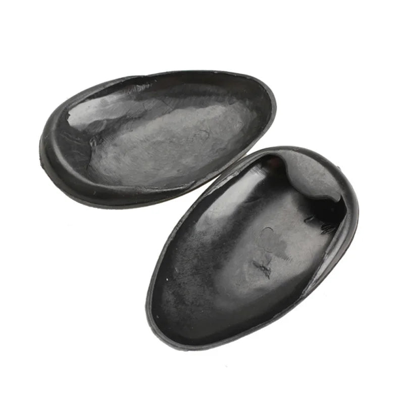 50-1Pairs Black Plastic Ear Cover Salon Hairdressing Hair Dyeing Coloring Bathing Ear Cover Shield Protector Waterproof Earmuffs