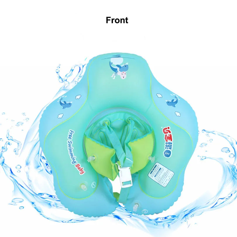 Safety Baby Swim Ring Inflatable Armpit Float Circle Kids Swimming Pool Accessories Baby Bathing Double Raft Swim Rings Toy