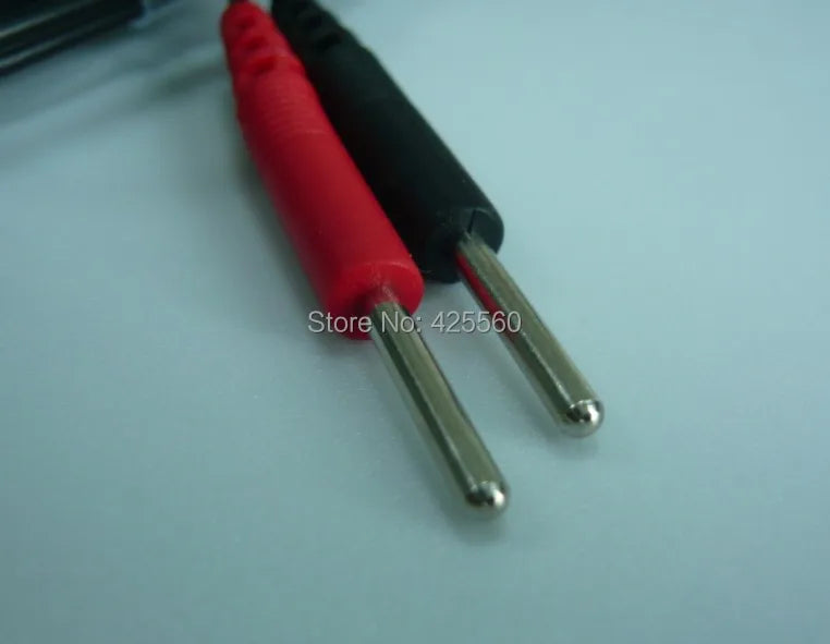 2 Pieces Replacement Jack DC Head 2.35mm Electrode Lead Wires Plug 2.0mm For TENS Unit 7000