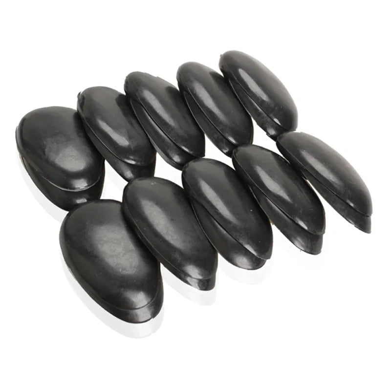 50-1Pairs Black Plastic Ear Cover Salon Hairdressing Hair Dyeing Coloring Bathing Ear Cover Shield Protector Waterproof Earmuffs