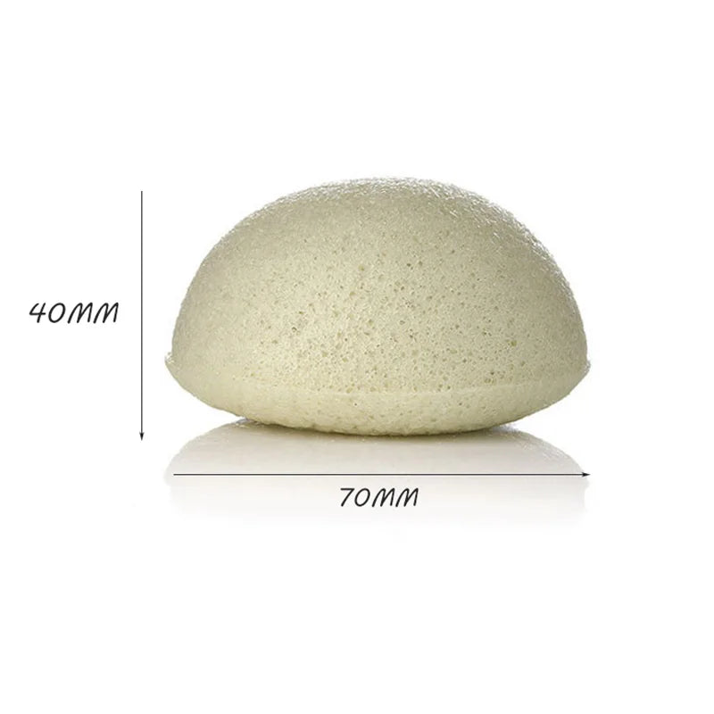 ShinBay 5pcs Konjac Sponge for Washing Face Round konjac konnyaku sponge Facial Cleansing Exfoliator Bathing Puff