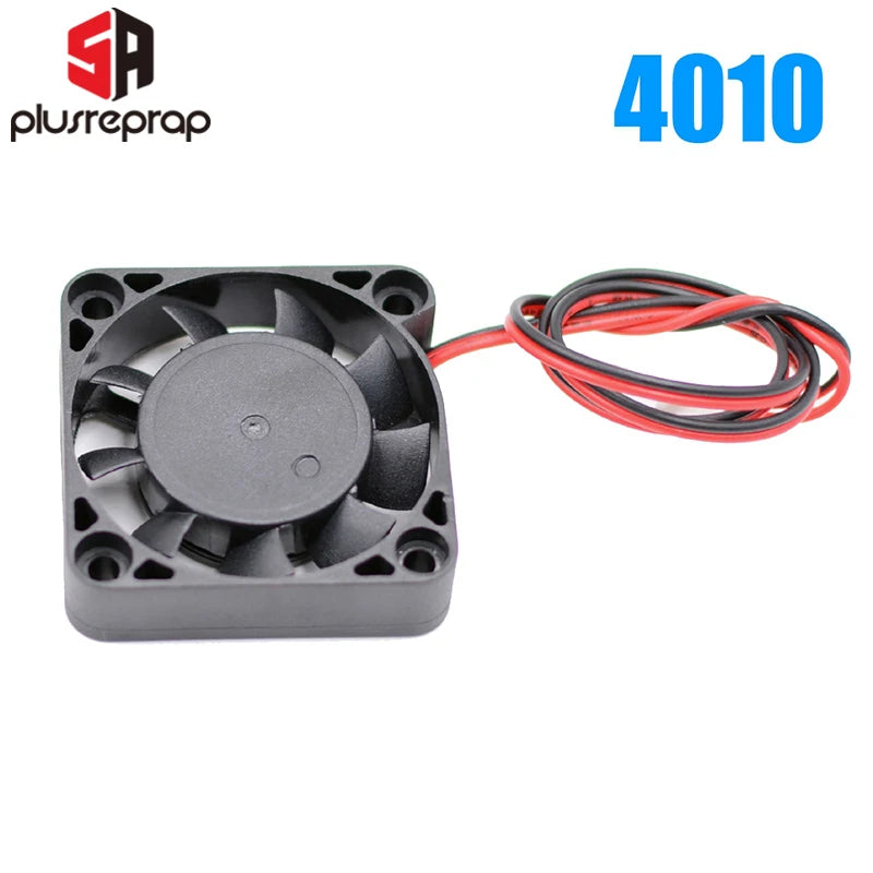 DC12V/24V 4010 Sleeve or Dual Ball Bearing Cooling Fan 1.5 x 1.5 Inches For 3D Printer J-head Hotend