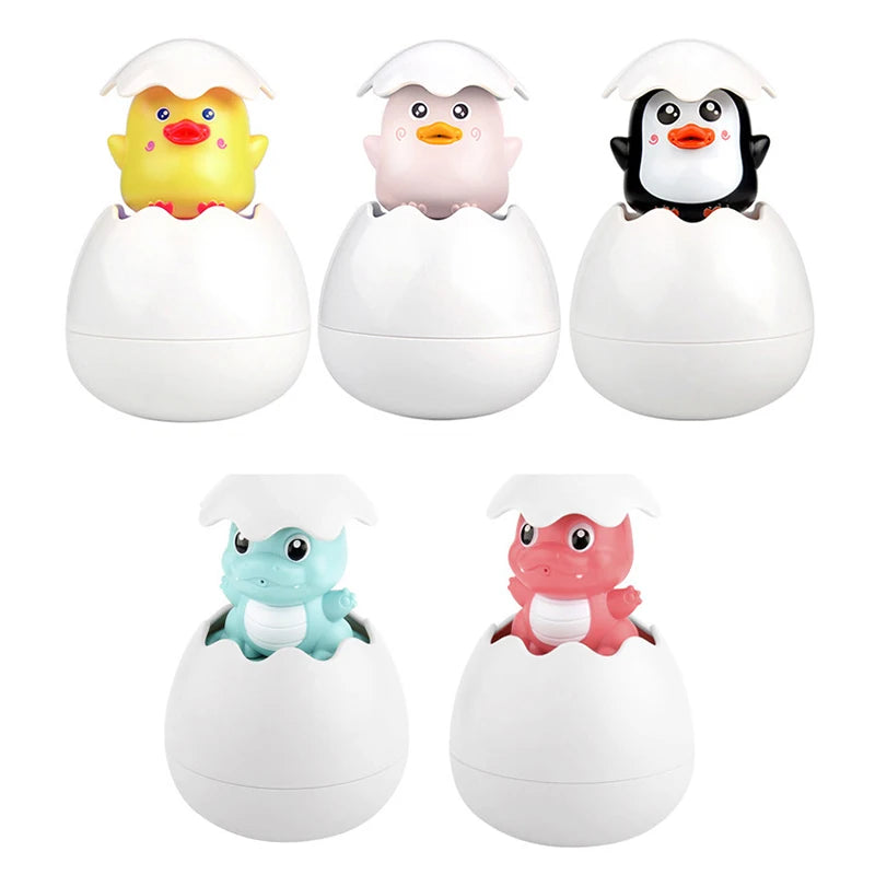 Shower Toy Children Swimming Shower Funny Toy Baby Cartoon Cute Duck Penguin Egg Water Spray Spray Sprinkler Boy Girl Toy