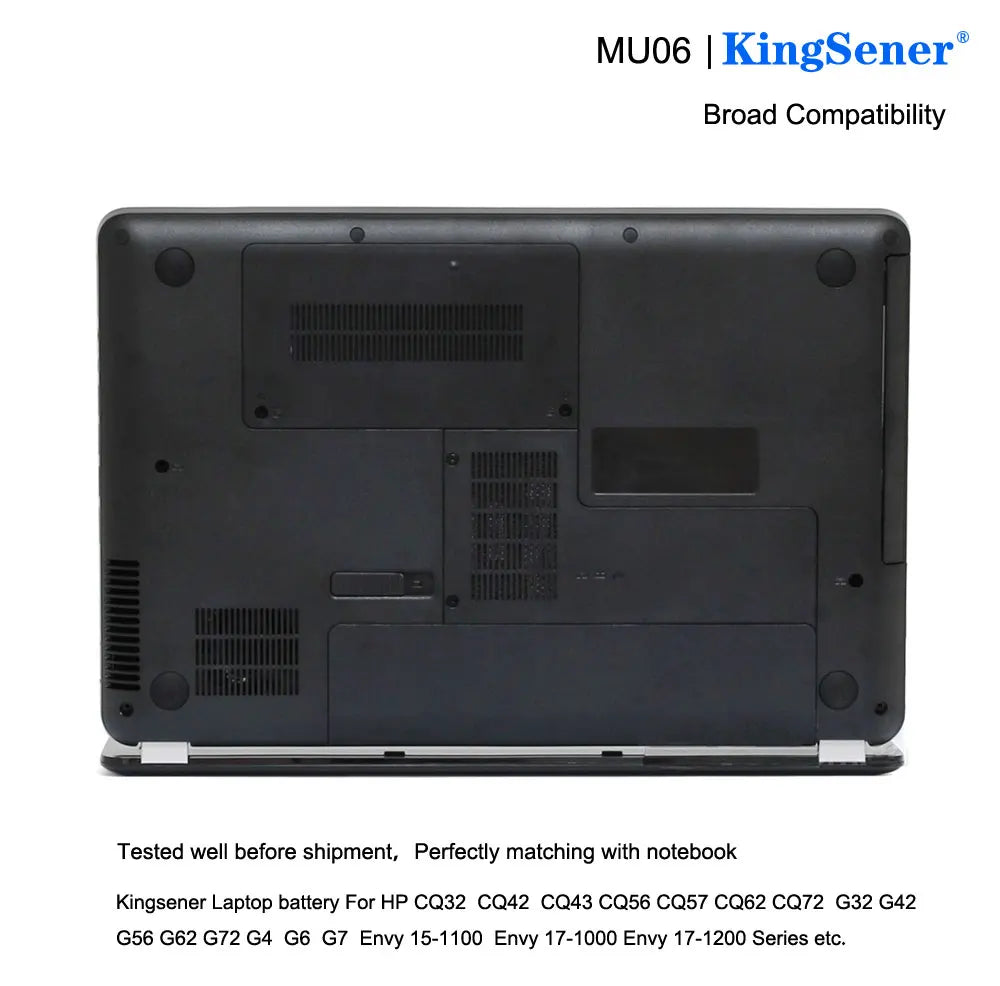 KingSener MU06 Laptop Battery for HP Pavilion G4 G6 G7 CQ42 CQ32 G42 CQ43 G32 DV6 DM4 G72 593562-001 HSTNN-DB0Y/UB0Y/IB0Y