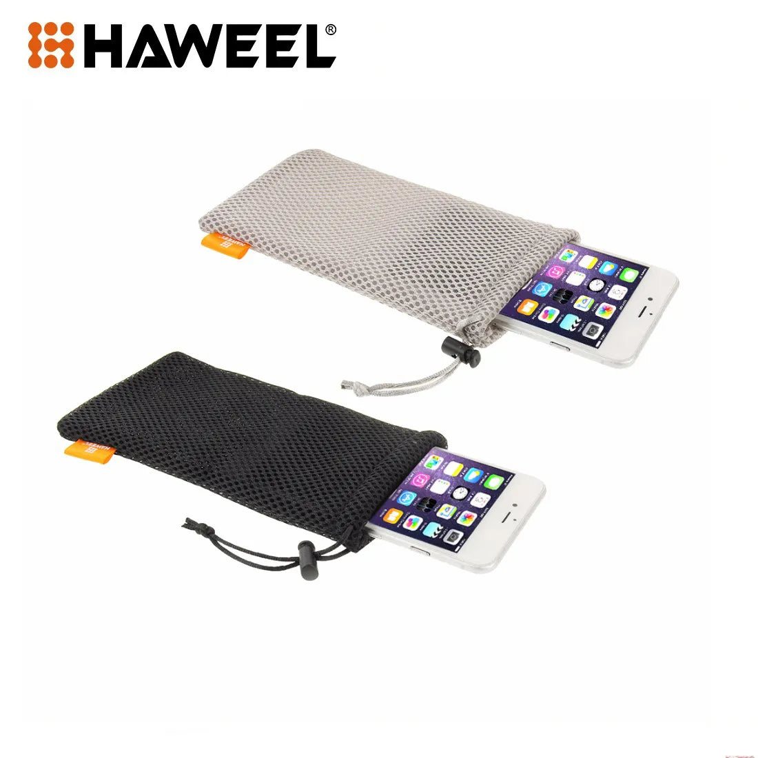 HAWEEL Protective Universal Phone Bag Case Cover For iPhone/Samsung For Up To 5.5 inch Screen Phone Size+Stay Cord