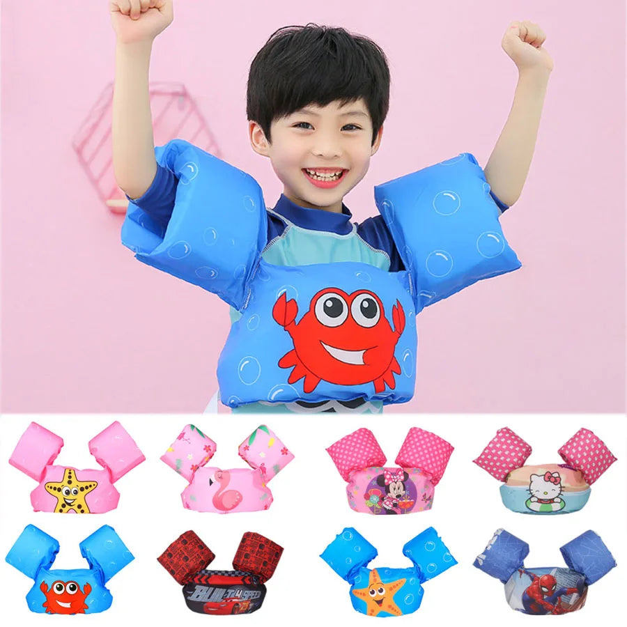 Hot Toys Kid swimming float vest Baby arm sleeve circle swim trainer Child life vest Children swimsuit swimming pool accessories