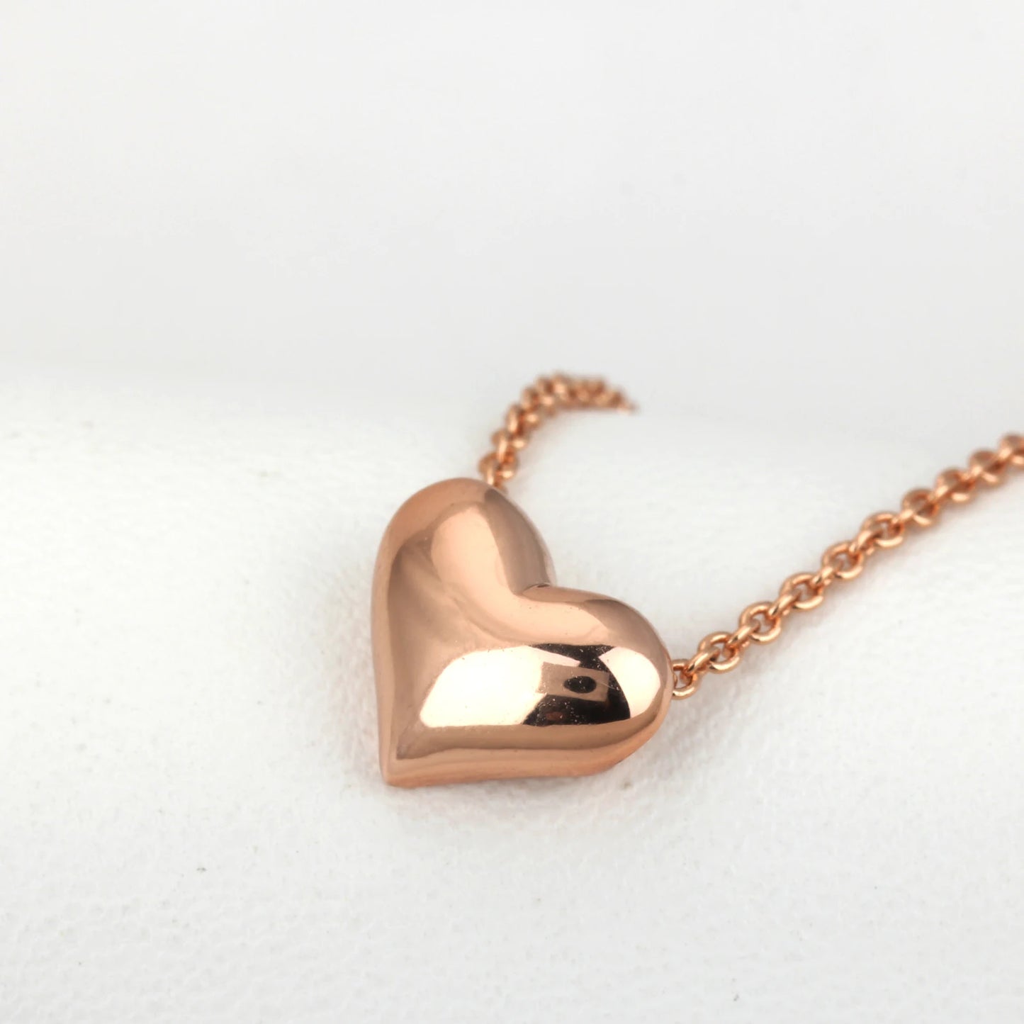 Heart Pendant Necklace For Women Simple OL Style Rose Gold Color Party Wedding Gift Top Quality ZYN099 ZYN100