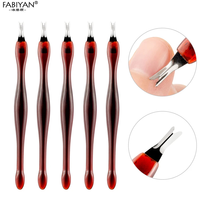 5/10/100pcs/lot Cuticle Pusher Trimmer Dead Skin Remover Nail Art Tools Pedicure Manicure Salon Care