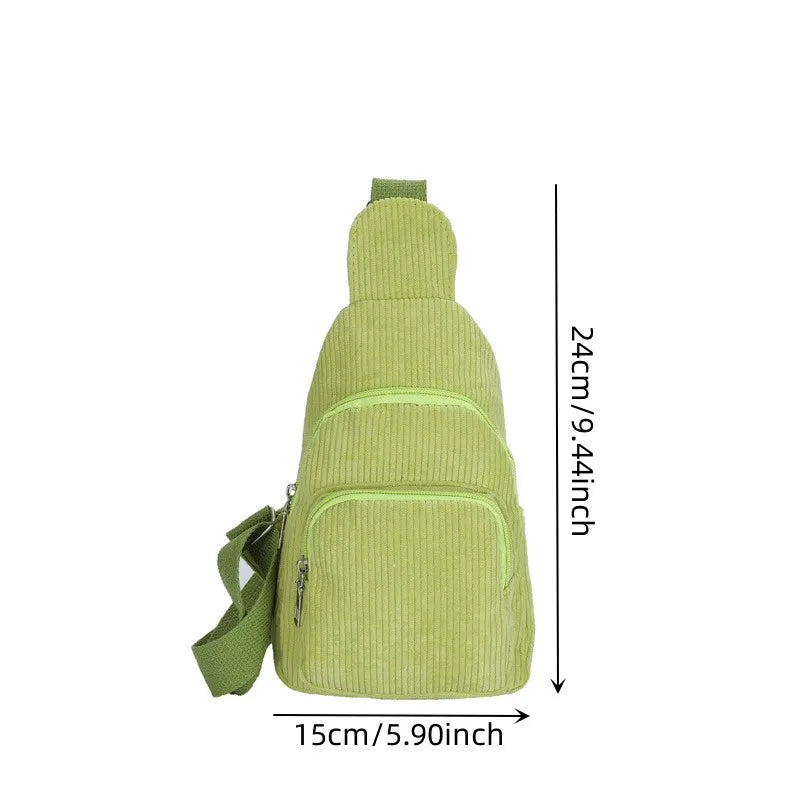 Women Chest Pack Bags for Women Female Sling Bags Crossbody Shoulder Chest Bag Casual Girls Messenger Pack